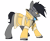 Size: 3208x2600 | Tagged: safe, artist:brainiac, cyborg, cyborg pony, earth pony, pony, crossover, cyberpunk, cyberpunk 2077, cyberpunk: edgerunners, david martinez, high res, male, ponified, simple background, solo, transparent background