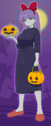 Size: 1668x4071 | Tagged: safe, alternate version, artist:batipin, maud pie, human, equestria girls, g4, clothes, costume, female, halloween, halloween costume, holiday, kiki's delivery service, solo, studio ghibli