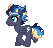 Size: 53x48 | Tagged: safe, artist:turboswifter, oc, oc only, oc:wave clipper, pegasus, pony, animated, desktop ponies, gif, pegasus oc, pixel art, simple background, solo, sprite, transparent background, trotting