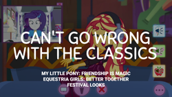 Size: 1920x1080 | Tagged: safe, edit, edited screencap, editor:quoterific, screencap, rarity, sunset shimmer, human, equestria girls, festival filters, g4, my little pony equestria girls: better together