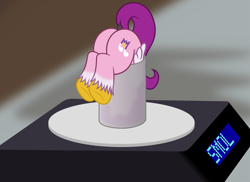 Size: 2501x1821 | Tagged: safe, alternate version, artist:badumsquish, derpibooru exclusive, pipp petals, pegasus, pony, g4, g5, behaving like a bird, birb, butt, colored hooves, context in description, cup, cute, dock, face down ass up, female, folded wings, g5 to g4, generation leap, gold hooves, hooves, mare, pipp butt, pipp is short, pipp is smol, plot, ponified animal photo, raised tail, scale, sfw version, show accurate, smol, tail, tiny, tiny ponies, two toned coat, unshorn fetlocks, weapons-grade cute, wings
