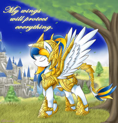 Size: 1910x2000 | Tagged: safe, artist:vavacung, oc, oc only, pegasus, pony, armor, solo