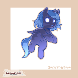 Size: 1200x1200 | Tagged: safe, artist:cold-blooded-twilight, princess luna, alicorn, ghost, pony, undead, g4, female, filly, floating, foal, glowing, glowing eyes, moon, solo, transparent