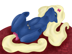 Size: 4000x3000 | Tagged: safe, artist:loopina, oc, oc only, oc:shorty, earth pony, pony, carpet, cute, long hair, male, nudity, pocctober, poctober, simple background, solo, stallion, transparent background