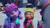 Size: 1920x1080 | Tagged: safe, screencap, alphabittle blossomforth, izzy moonbow, sunny starscout, zipp storm, earth pony, pegasus, pony, unicorn, g5, my little pony: make your mark, my little pony: winter wishday, winter wishday, spoiler:g5, spoiler:my little pony: winter wishday, christmas, christmas decoration, christmas lights, clothes, female, floral head wreath, flower, hat, holiday, male, mane stripe sunny, mare, scarf, smiling, snow, stallion, winter