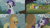 Size: 4400x2475 | Tagged: safe, edit, edited screencap, editor:quoterific, screencap, applejack, rarity, earth pony, pony, unicorn, g4, look before you sleep, my little pony: friendship is magic, season 1, applejack's hat, cowboy hat, duo, duo female, eyeshadow, female, hat, makeup, mare, mud, open mouth, rain, table