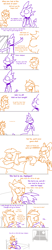 Size: 800x3848 | Tagged: safe, artist:weaver, apple bloom, applejack, spike, dragon, pony, g4, comforting, comic, crying, female, filly, foal, heartbreak, implied applespike, implied shipping, implied sparity, implied straight, limited palette, mare, necktie, older, older spike, one sided shipping, simple background, white background