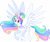 Size: 10019x8416 | Tagged: safe, artist:shootingstarsentry, oc, oc:astraea, alicorn, pony, absurd resolution, female, mare, offspring, parent:good king sombra, parent:king sombra, parent:princess celestia, parents:celestibra, simple background, slender, solo, thin, transparent background