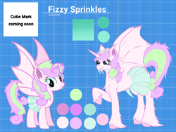 Size: 3000x2250 | Tagged: safe, artist:soundwavedragon, oc, oc:fizzy sprinkles, bat pony, bat pony oc, clothes, high res, skirt, solo