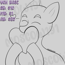 Size: 500x500 | Tagged: safe, oc, commission, cute, solo, your character here