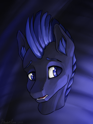 Size: 1800x2400 | Tagged: safe, artist:stardustspix, oc, oc only, oc:disthene, earth pony, pony, abstract background, bust, earth pony oc, portrait, sternocleidomastoid