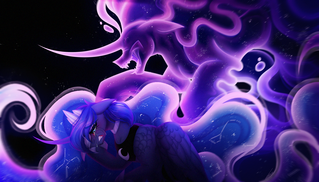 #2975222 - safe, artist:inspiredpixels, princess luna, tantabus ...