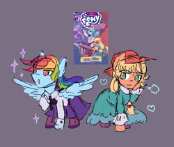 Size: 1280x1080 | Tagged: safe, artist:snowzaaah, applejack, rainbow dash, earth pony, pegasus, pony, g4, applejack also dresses in style, female, lesbian, rainbow dash always dresses in style, ship:appledash, shipping