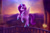 Size: 3072x2048 | Tagged: safe, ai assisted, ai content, generator:pony diffusion v1, generator:stable diffusion, prompter:siber, starlight glimmer, alicorn, pony, g4, alicornified, female, flying, high res, hoof shoes, jewelry, magic, mare, mountain, nature, princess starlight glimmer, race swap, regalia, scenery, smiling, solo, starlicorn, sunrise, sunset, valley, wings, xk-class end-of-the-world scenario