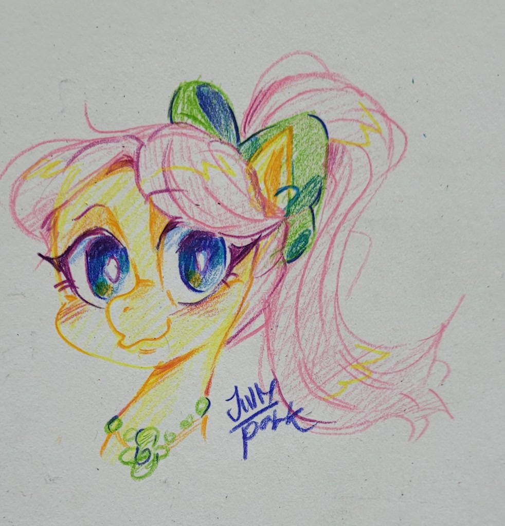 Safe Artist Jully Park Posey Bloom Earth Pony Pony G