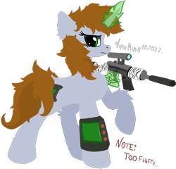 Size: 3767x3612 | Tagged: safe, artist:aquamuro, oc, oc only, oc:littlepip, pony, unicorn, fallout equestria, alternate versions at source, chest fluff, ear fluff, eyes open, fanfic, fanfic art, female, fluffy, glowing, glowing horn, green eyes, gun, high res, hooves, horn, levitation, lineless, magic, magic aura, mare, optical sight, pipbuck, raised hoof, rifle, scope, signature, simple background, sketch, solo, telekinesis, transparent background, unicorn oc, weapon, wip, zebra rifle