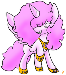 Size: 1024x1171 | Tagged: safe, artist:zutcha, princess celestia, alicorn, pony, g4, alternate hairstyle, female, pink-mane celestia, simple background, solo, transparent background