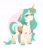 Size: 1742x2048 | Tagged: safe, artist:irusumau, oc, oc only, pony, unicorn, adoptable, beige coat, body freckles, colored hooves, colored horn, colored pupils, female, freckles, green mane, green tail, hair wrap, horn, long horn, mane wrap, mare, pink eyes, saddle blanket, simple background, solo, standing, tail, tail wrap, two toned mane, two toned tail, unicorn oc, white background