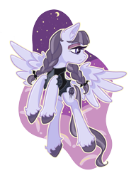 Size: 851x1108 | Tagged: safe, artist:kaninvakker, inky rose, pegasus, pony, g4, female, partial background, simple background, solo, transparent background