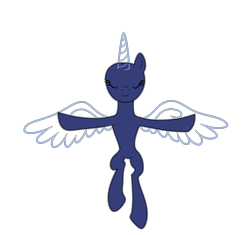 Size: 4264x4016 | Tagged: safe, artist:existencecosmos188, oc, oc only, alicorn, pony, g4, alicorn oc, base, eyelashes, eyes closed, female, horn, mare, simple background, slender, solo, spread wings, thin, transparent background, wings