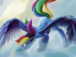 Size: 4000x3000 | Tagged: safe, artist:mrabrickwall, rainbow dash, pegasus, pony, g4, face down ass up, female, mare, solo, spread wings, wings
