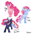 Size: 1198x1262 | Tagged: safe, artist:squeezemelittle, pinkie pie, oc, oc:cloud skipper, oc:cotton candy, earth pony, pegasus, pony, kilalaverse, g4, female, grandmother and grandchild, grandmother and granddaughter, grin, mare, mother and child, mother and daughter, offspring, offspring's offspring, open mouth, open smile, outline, parent:oc:cotton candy, parent:oc:prism bolt, parent:pinkie pie, parent:pokey pierce, parents:oc x oc, parents:pokeypie, rearing, signature, simple background, smiling, transparent background, trio, white outline