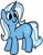 Size: 416x527 | Tagged: safe, artist:nonnyanon, trixie, pony, unicorn, g4, simple background, smiling, solo, white background