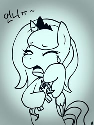Size: 656x874 | Tagged: safe, artist:maren, princess celestia, princess luna, alicorn, pony, g4, 2012, bipedal, crying, doodle, female, figurine, filly, foal, korean, old art, woona, younger