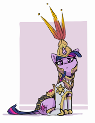 Size: 1317x1705 | Tagged: safe, twilight sparkle, pony, unicorn, g4, armor, helmet, solo