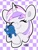 Size: 2854x3719 | Tagged: safe, artist:partypievt, oc, oc only, oc:glam rock, pony, unicorn, checkered background, cute, eyes closed, female, high res, hug, mare, plushie, smiling