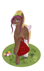 Size: 2500x4000 | Tagged: safe, artist:loopina, bat pony, hybrid, pegasus, adolescent, braces, cute, female, pocctober, ponytober, school day, simple background, solo, transparent background, yearling