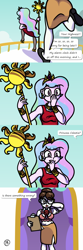 Size: 1600x4800 | Tagged: safe, artist:pony4koma, princess celestia, raven, alicorn, human, unicorn, equestria girls, g4, ass, balcony, bra, bracelet, breasts, butt, canterlot, canterlot castle, clipboard, clothes, comic, confused, crown, cute, cutelestia, dialogue, ear piercing, earring, element of generosity, element of honesty, element of kindness, element of laughter, element of loyalty, element of magic, elements of harmony, equestria girls-ified, flowing mane, funny, glasses, gold, hair bun, high heels, humanized, humor, jewelry, laughing, leggings, legs, makeup, multicolored hair, necklace, necktie, pencil skirt, piercing, rainbow hair, ravenbetes, ravenbutt, red dress, regalia, running, secretary, shoes, skirt, sparkling mane, speech bubble, staff, stupid sexy celestia, sultry pose, surprised, this will end in laughs, this will end in tears, tired, underwear