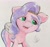 Size: 1637x1537 | Tagged: safe, artist:engi, pipp petals, pegasus, pony, g5, izzy does it, my little pony: make your mark, my little pony: make your mark chapter 2, spoiler:g5, spoiler:my little pony: make your mark, crown, eyebrows, female, floppy ears, jewelry, mare, open mouth, regalia, solo, traditional art, watercolor painting