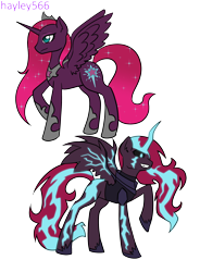 Size: 1958x2655 | Tagged: safe, artist:hayley566, tempest shadow, alicorn, pony, series:redemptiverse, g4, alternate universe, corrupted, female, race swap, role reversal, simple background, solo, transparent background