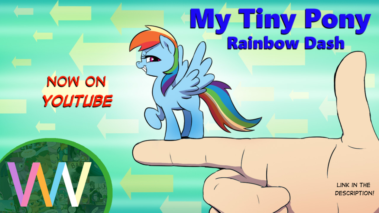 Safe Artist Doublewbrothers Rainbow Dash Human Pegasus Pony My Tiny Pony G