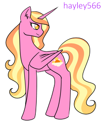 Size: 2003x2427 | Tagged: safe, artist:hayley566, luster dawn, alicorn, pony, g4, alicornified, female, high res, lustercorn, race swap, simple background, solo, transparent background