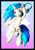 Size: 1024x1449 | Tagged: safe, artist:sketchypon3, dj pon-3, vinyl scratch, pony, unicorn, g4, deviantart watermark, female, headphones, mare, obtrusive watermark, smiling, solo, watermark