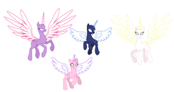 Size: 1280x682 | Tagged: safe, artist:existencecosmos188, oc, oc only, alicorn, pony, alicorn oc, bald, base, eyelashes, female, flying, horn, mare, simple background, smiling, spread wings, transparent background, white eyes, wings