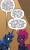 Size: 750x1257 | Tagged: safe, artist:tony fleecs, idw, princess luna, tempest shadow, alicorn, pony, unicorn, g4, nightmare knights, spoiler:comic, annoyed, broken horn, dialogue, duo, duo female, female, horn, implied storm king, irritated, mare, speech bubble, tempest shadow is not amused, unamused