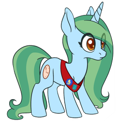 Size: 1200x1200 | Tagged: safe, artist:floots, oc, oc only, oc:clock keeper, pony, unicorn, female, filly, foal, sash, simple background, solo, stare, transparent background