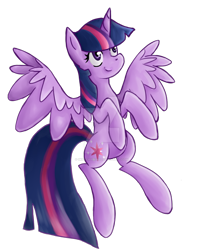 Size: 1024x1261 | Tagged: safe, artist:sketchypon3, twilight sparkle, alicorn, pony, g4, deviantart watermark, obtrusive watermark, simple background, solo, transparent background, twilight sparkle (alicorn), watermark