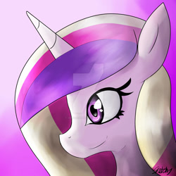 Size: 1024x1024 | Tagged: safe, artist:sketchypon3, princess cadance, pony, g4, deviantart watermark, obtrusive watermark, solo, watermark