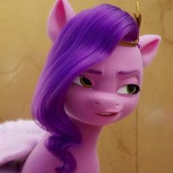 Size: 804x804 | Tagged: safe, edit, edited screencap, screencap, pipp petals, pegasus, pony, g5, my little pony: a new generation, female, heterochromia, mare, mismatched eyes, solo