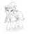 Size: 2392x2836 | Tagged: safe, artist:delfinaluther, sunny starscout, earth pony, pony, spider, mlp fim's twelfth anniversary, g5, black and white, cute, female, grayscale, hat, high res, monochrome, sketch, solo, spider web, sunnybetes, witch, witch costume, witch hat