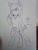 Size: 2448x3264 | Tagged: safe, oc, oc only, oc:nocturnal knight, cat, earth pony, anthro, clothes, dressing, high res, kitten, moon, sweater, traditional art