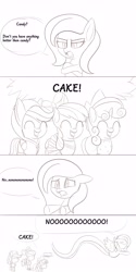 Size: 3000x6000 | Tagged: safe, artist:bestponies, apple bloom, scootaloo, sweetie belle, oc, oc:severus, earth pony, lamia, original species, pegasus, pony, snake, snake pony, unicorn, g4, cake, clothes, costume, female, filly, foal, food, halloween, halloween costume, holiday, jumping, nightmare night