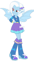 Size: 720x1280 | Tagged: safe, artist:bluemario11, trixie, undead, vampire, equestria girls, g4, simple background, solo, transparent background, vector