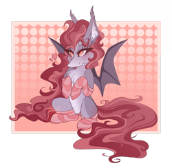 Size: 1914x1866 | Tagged: safe, artist:ezzerie, oc, oc only, oc:lightshow, bat pony, blushing, chest fluff, clothes, female, heart, pubic fluff, socks, solo, striped socks