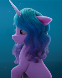 Size: 736x926 | Tagged: safe, screencap, izzy moonbow, pony, unicorn, g5, hoof done it?, my little pony: make your mark, my little pony: make your mark chapter 2, spoiler:g5, spoiler:my little pony: make your mark chapter 2, spoiler:mymc02e07, cropped, cute, female, floppy ears, mare, solo