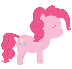 Size: 950x900 | Tagged: safe, artist:ceffyl-dŵr, pinkie pie, earth pony, pony, g4, simple background, solo, white background